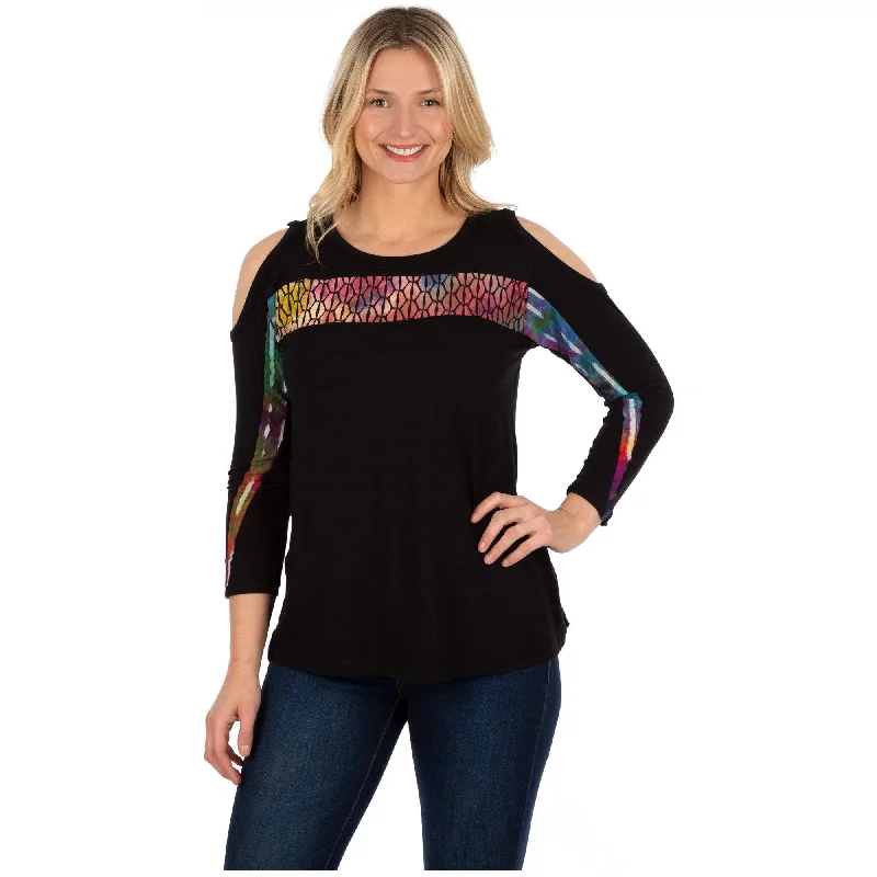 Slice Of Life Cold Shoulder Top