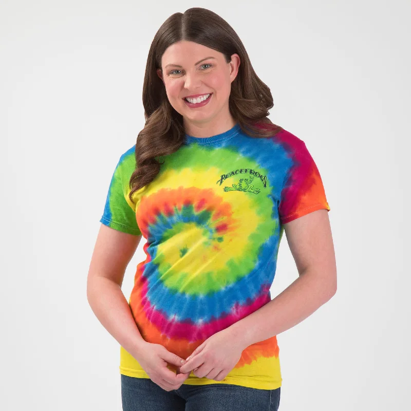 Peace Frogs Back in the Day Tie-Dye T-Shirt