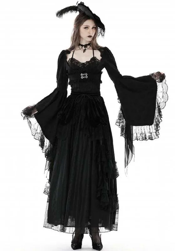 Eveline Gothic Underbust | BELL SLEEVE BOLERO