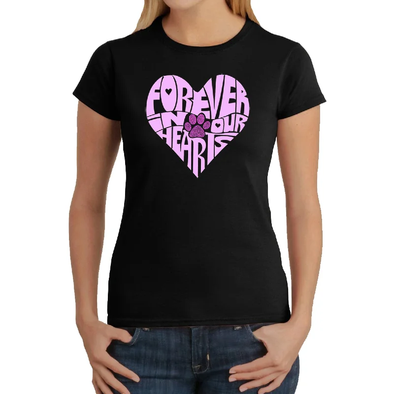 Forever In Our Hearts - Women's Word Art T-Shirt