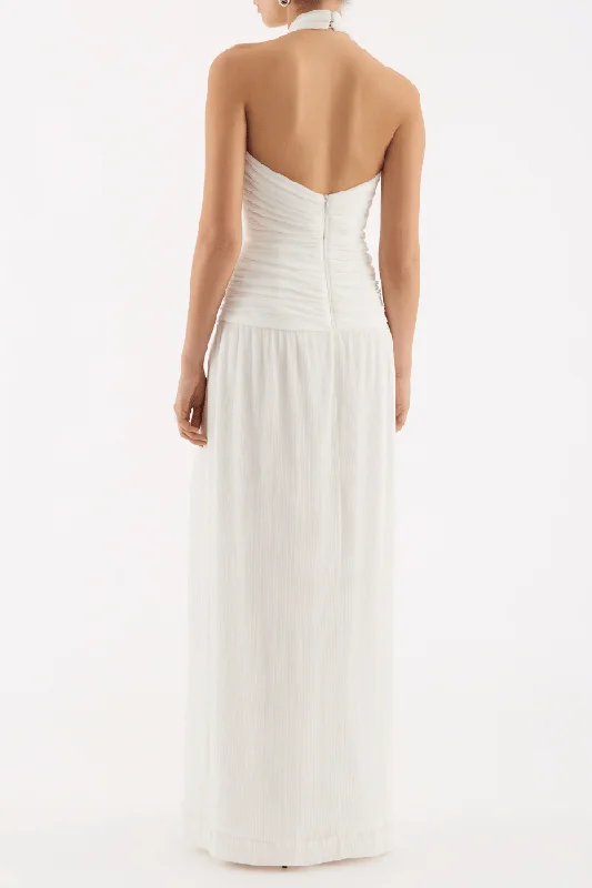 Guinevere Halter Gown Ivory