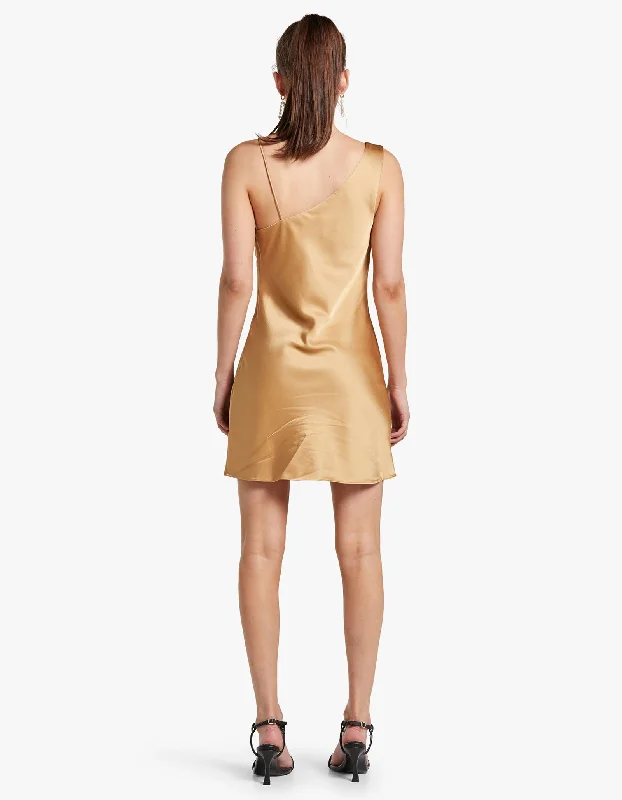 Elodie Mini Dress - Gold