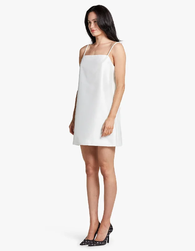 Eavesdrop Mini Dress - Ivory