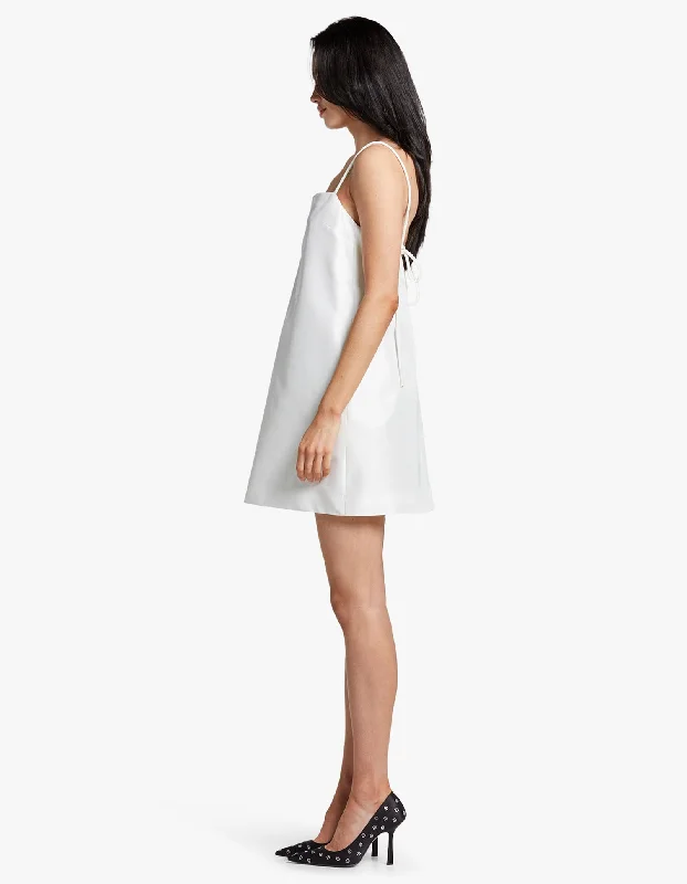 Eavesdrop Mini Dress - Ivory