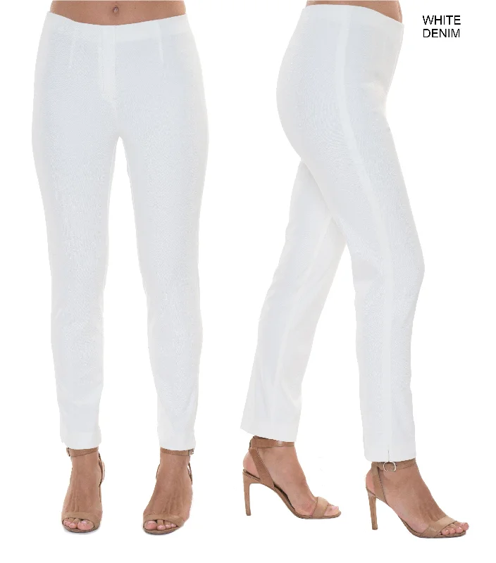 Lior Sasha denim pull on pant, White Denim BEST SELLER