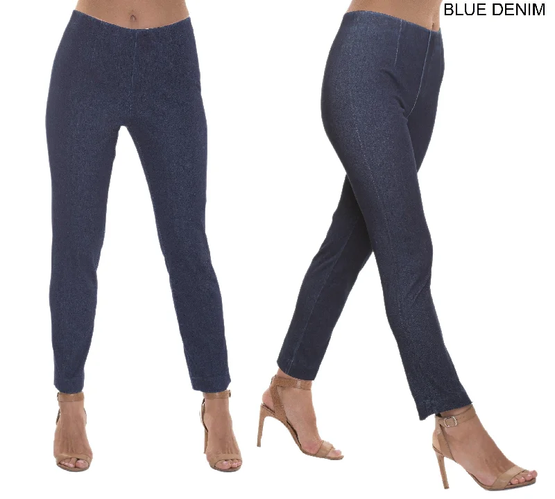 Lior Sasha denim pull on pant, Vintage Blue Denim BEST SELLER