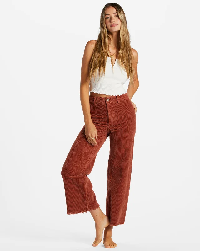 Free Fall Wide-Leg Pants - Americano