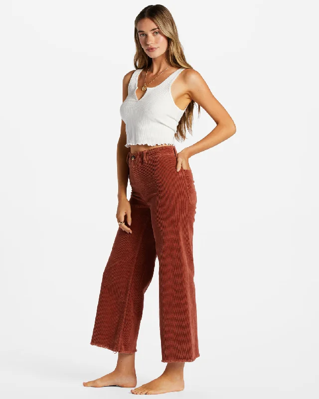 Free Fall Wide-Leg Pants - Americano