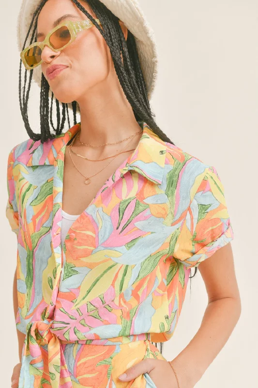 Girl From Rio Tie Front Shirt