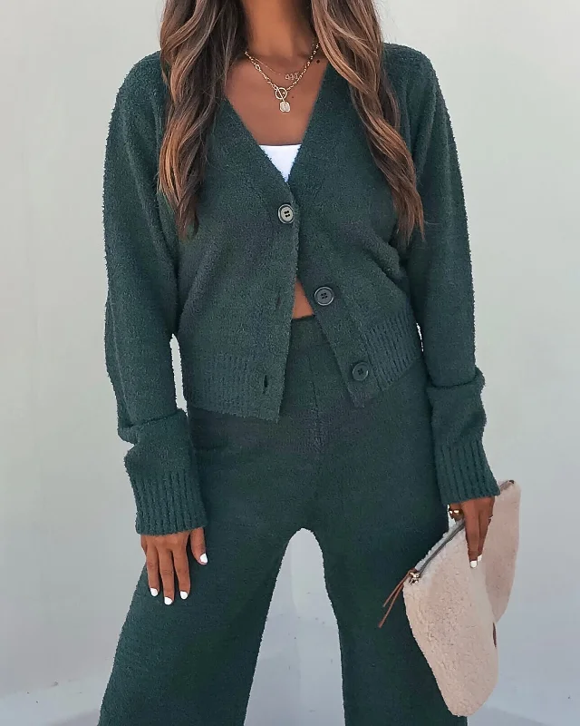 Green Sherpa Lounge Set