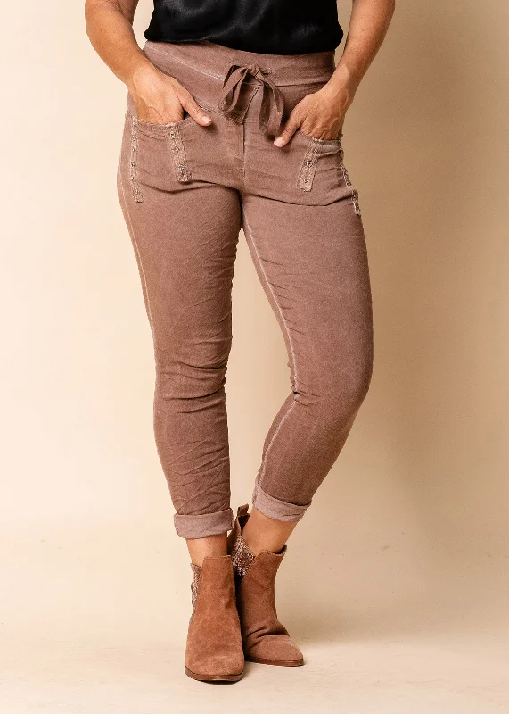 Irene Pants in Nutmeg