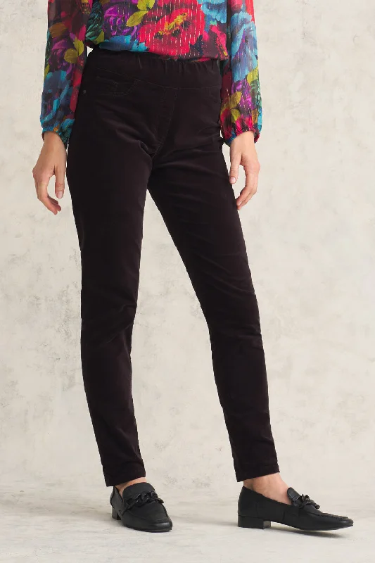 Bengajean® Velvet Skinny Leg - Plum