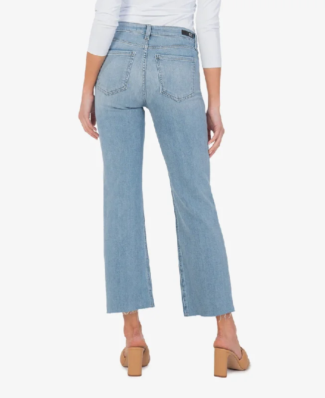 Kut Kelsey High Rise Ankle Flare Jean