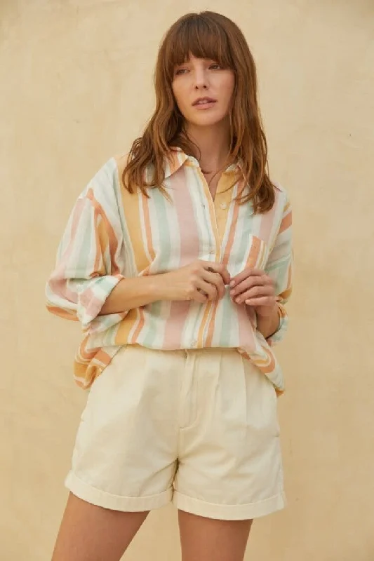 Lolly Stripe Button Down