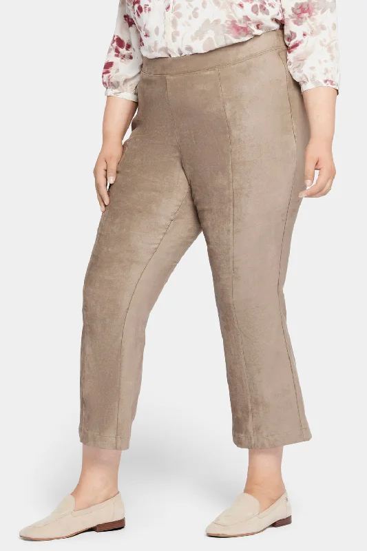 Slim Bootcut Pull-On Pants In Plus Size - Saddlewood