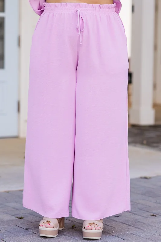 Weekend Wardrobe Pant, Lilac