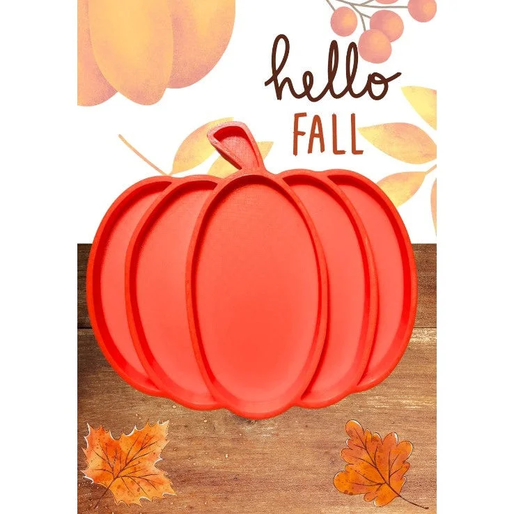 Eco-Friendly Sensory Tray - Pumpkin