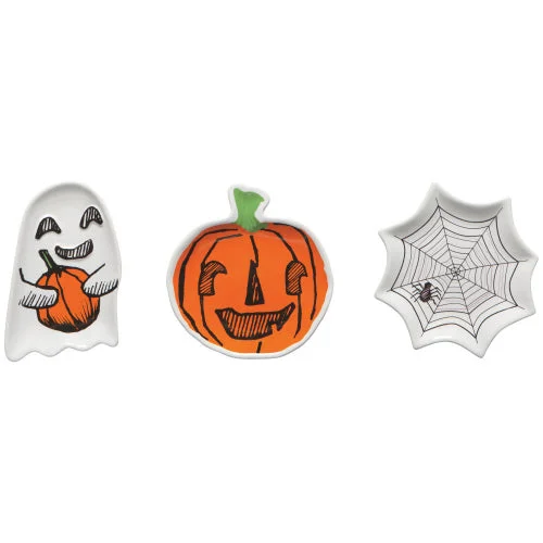 Spooktacular Small Shaped Dishes - Set of 3