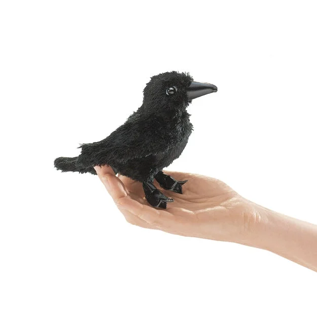 Mini Raven Finger Puppet