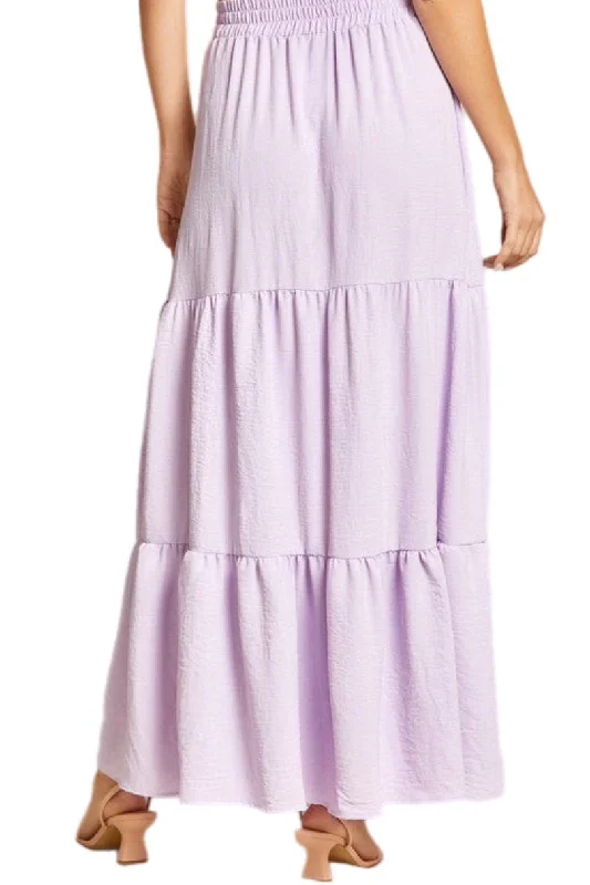 Women's Tiered Maxi Skirt 3001