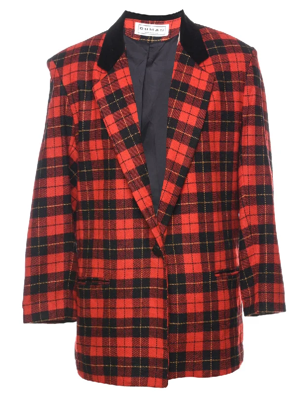 Dumas Tartan 1990s Blazer - L