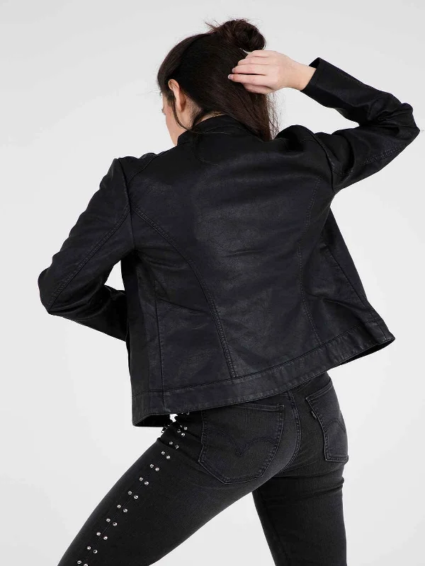 Womens Real Leather Elegant Leather Jacket – Boneshia.com