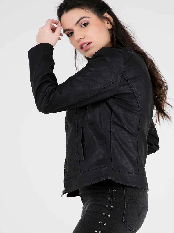 Womens Real Leather Elegant Leather Jacket – Boneshia.com