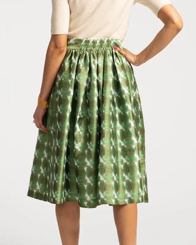 Barbara Midi Skirt Juniper Print