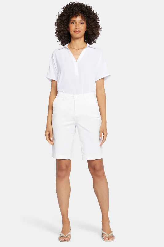 Bermuda Shorts - Optic White