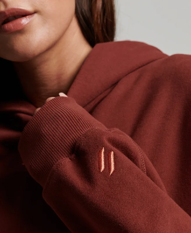 Core Oversized Hoodie | Fired Brick Brown