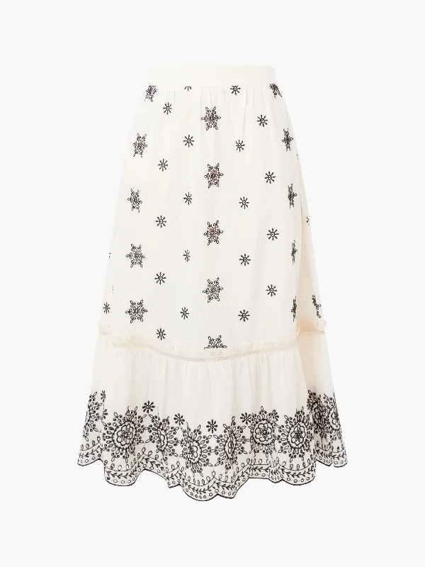 Felicity Embroidered Skirt