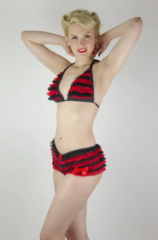 Sold Out (accept Made to Order) Two toned Frilly Heart Knicker