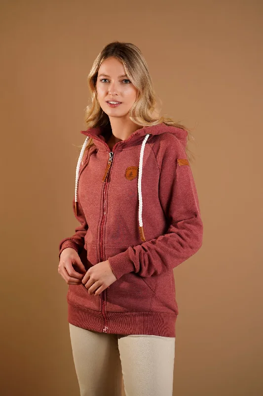 Hera Berry Zip Hoodie