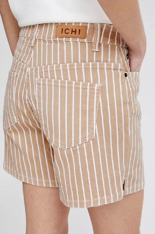 ICHI Cilk Nomad Stripe Shorts