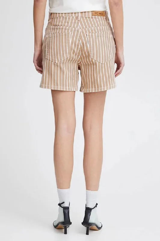 ICHI Cilk Nomad Stripe Shorts