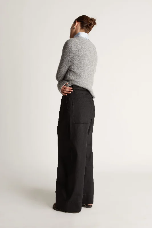 LM Denim Pleat Pant