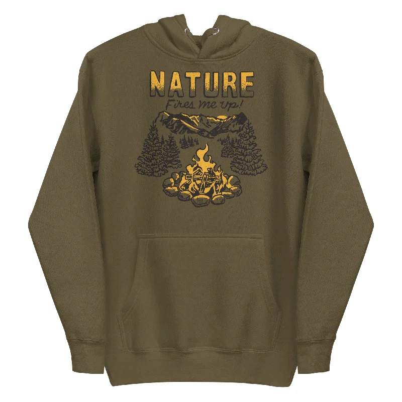 Nature Fires Me Up Classic Fleece Pullover Hoodie