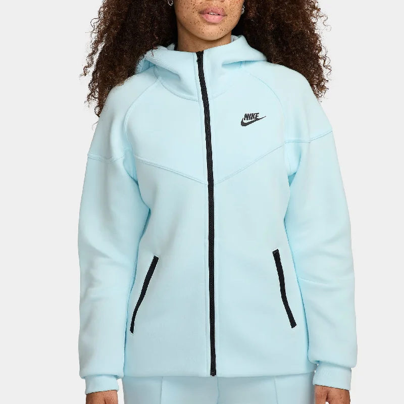 Nike Sportswear Women's Tech Fleece Windrunner Full-Zip Hoodie Glacier Blue / Black