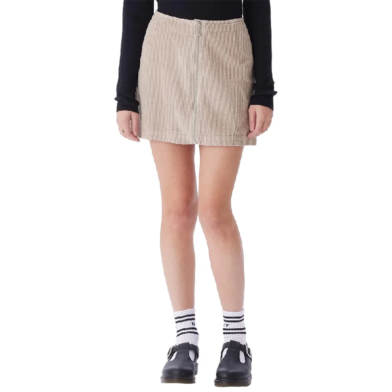 OBEY GRETA SKIRT // SILVER GREY