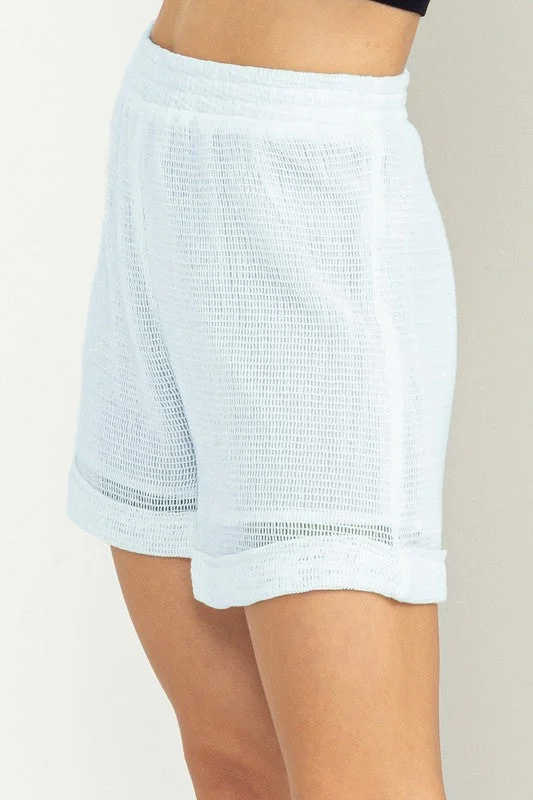 Oh Darling High-Waisted Cuffed Shorts