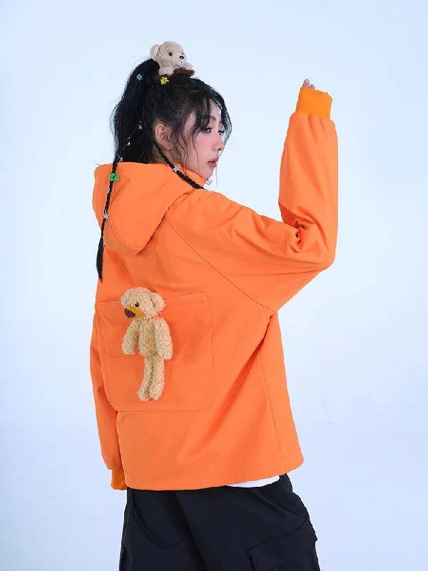 RenChill Cute Orange Snowboard Hoodie - Unisex