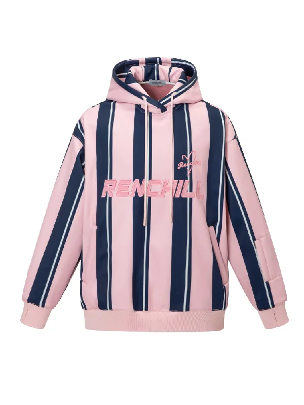 RenChill Winter Striped Snowboard Hoodie - Women's