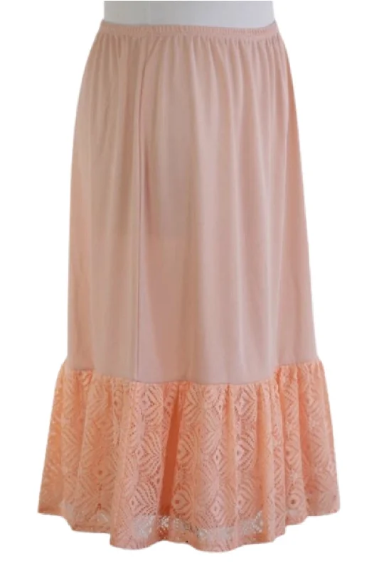 Slip & Skirt Extender Style 13531 in Blush or White