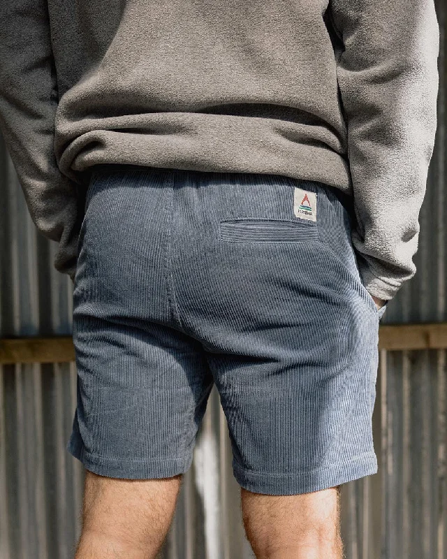 Topanga Cord Shorts - Stone Blue