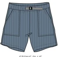 Topanga Cord Shorts - Stone Blue