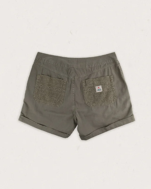 Ziggy Organic Cotton Short - Dusty Olive