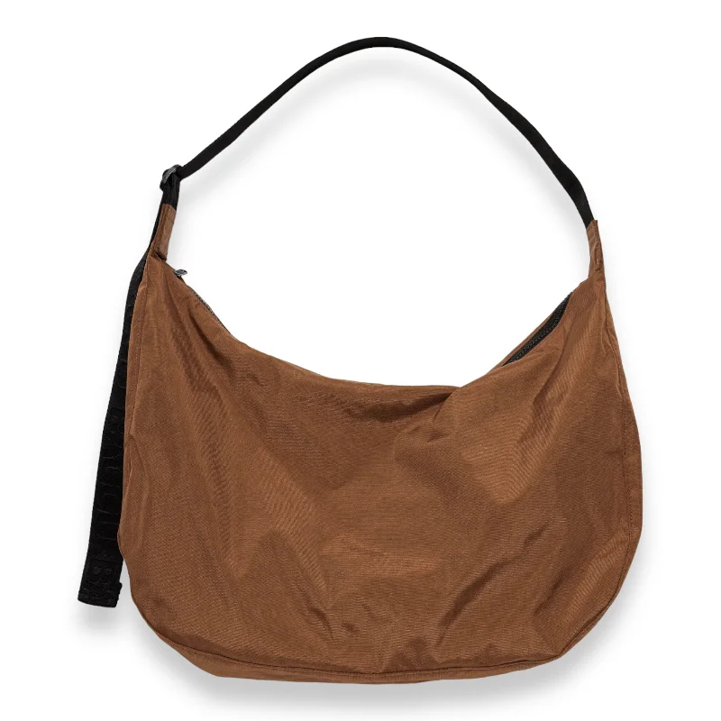 Baggu Large Nylon Crescent Bag Brown