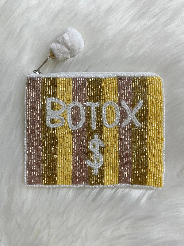 Botox $ Seed Bead Coin Bag