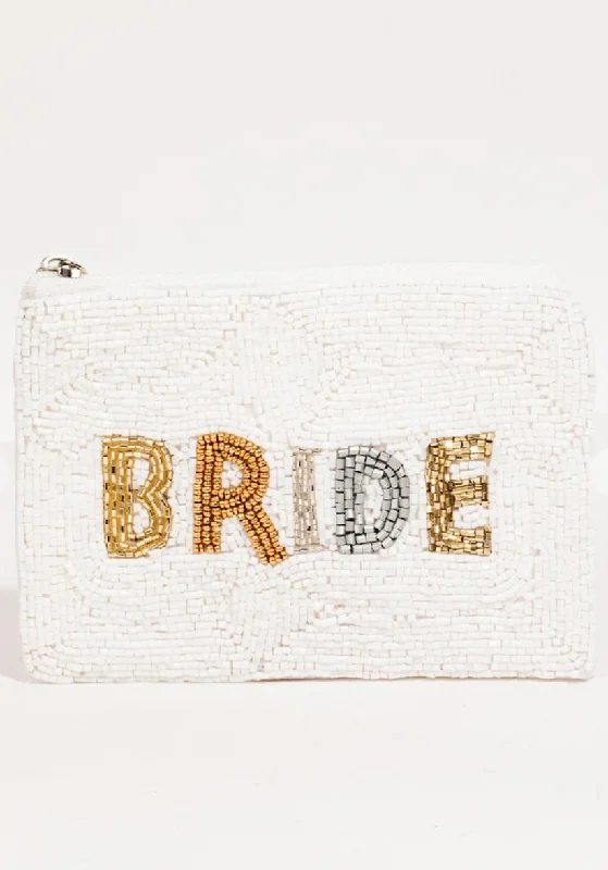 Bride Seed Bead Coin Purse