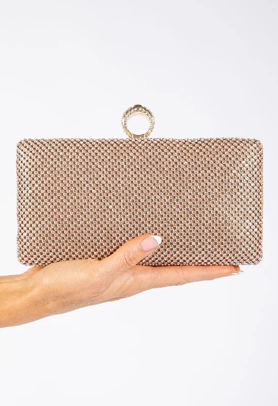 Diamante Studded Clutch